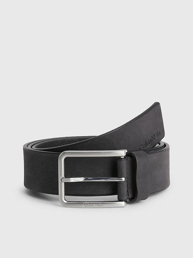 Calvin Klein USA Leather Mens Belt Black 8136425-SE